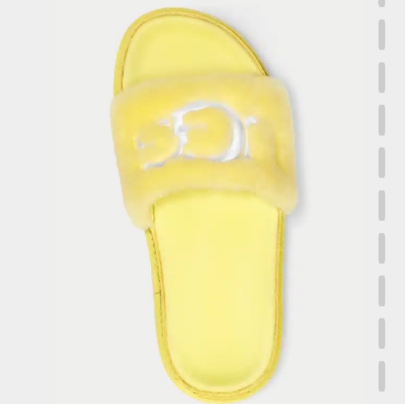 laton fur slide yellow